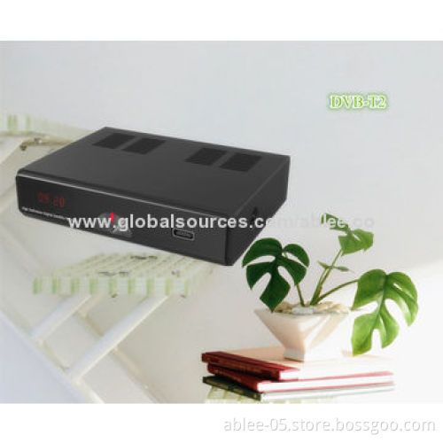 Set-top Box, DVB-T2 Standard, MPEG2/MPEG 4, H.264 Decoder, Multiple PLP, High-definition